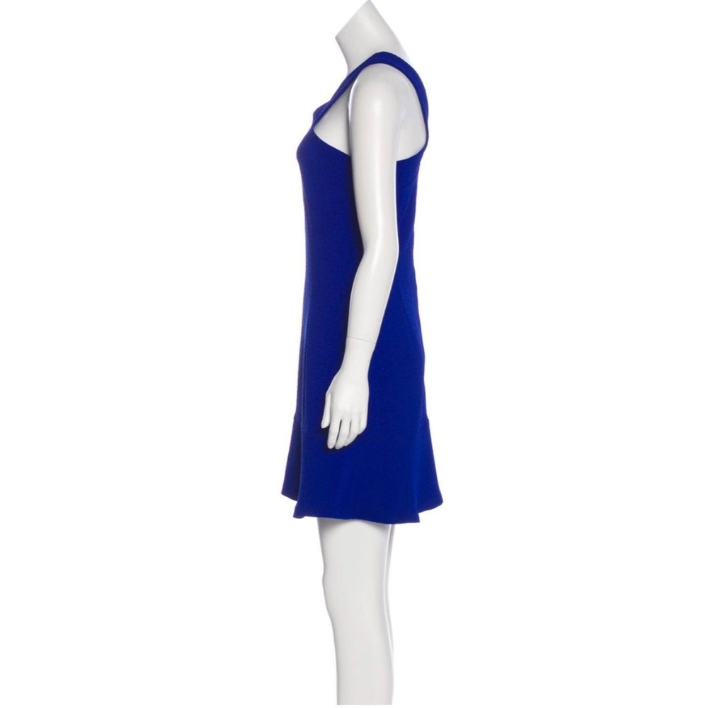 SANDRO [Small/4] Blue V-Neck Dress - Picture 2 of 4
